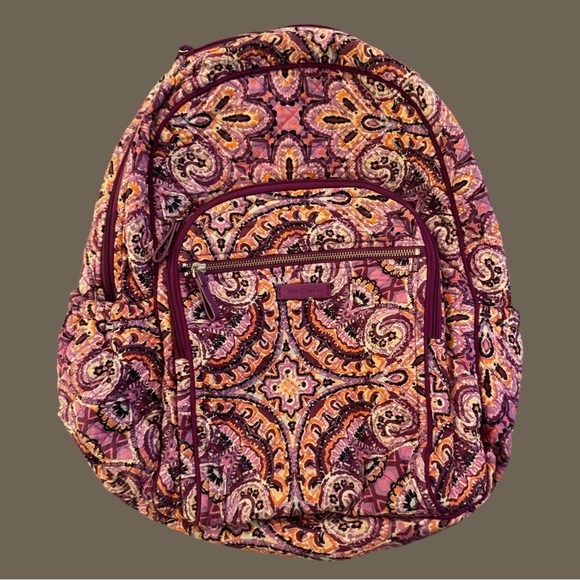 VERA BRADLEY Garden Floral Purple Backpack main image 13